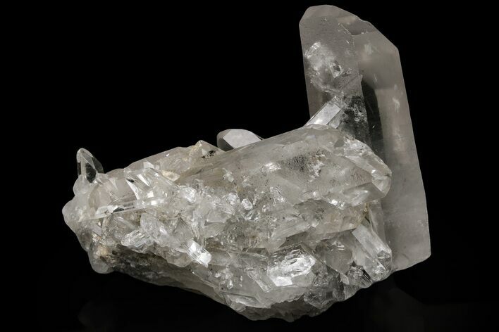 Clear Quartz Crystal Cluster - Brazil #229560
